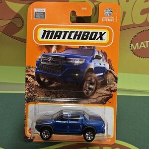 Matchbox Blue Toyota Hilux Truck